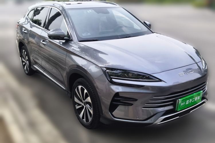 Used BYD Song PLUS New Energy 2024 HONOR Edition DM-i 71km Luxury Model Front Right 45 Deg