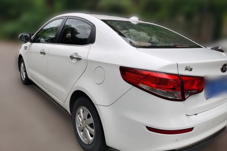 Used Kia K2 2015 Sedan 1.4L MT GLS Rear Left 45 Deg