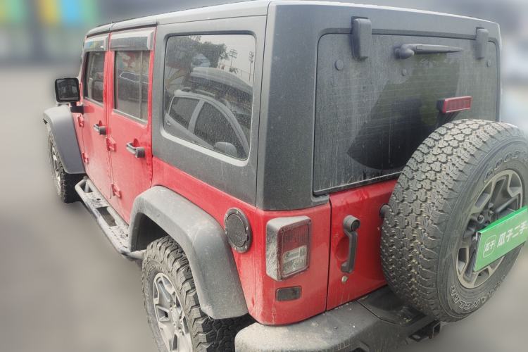 Used Jeep Wrangler 2017 3.6L Rubicon Four-Door Comfort Edition Rear Left 45 Deg