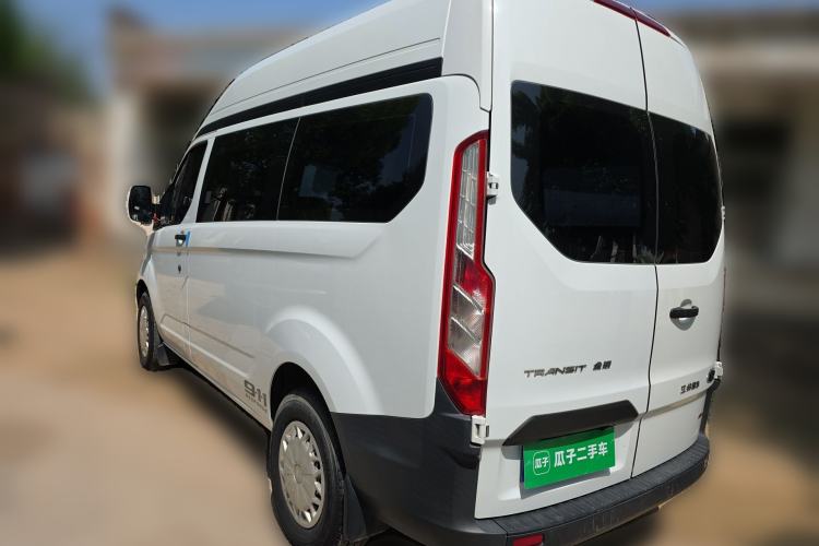 Used Ford Transit 2019 2.0T Diesel Multi-Purpose Commercial Vehicle Short Wheelbase Mid-Roof Design 6-Seater China VI Standard Rear Left 45 Deg