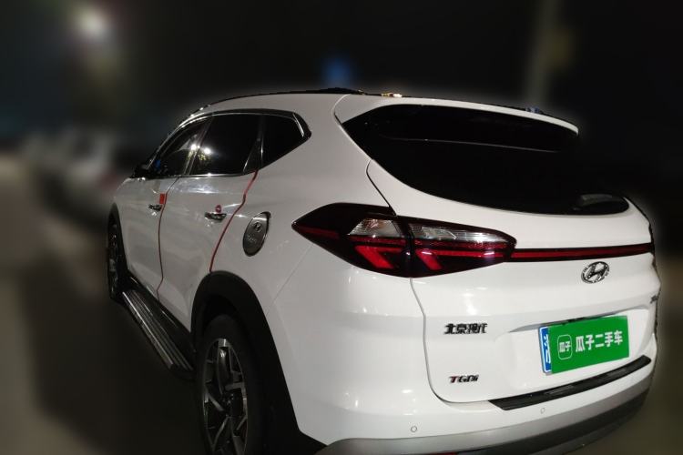 Used Hyundai Tucson 2020 280TGDi Dual-Clutch Two-Wheel Drive Fashion Edition China V Standard Rear Left 45 Deg
