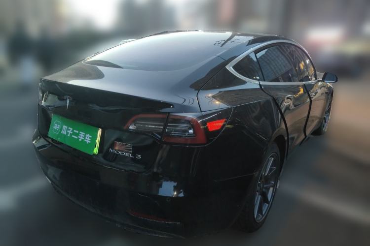 Used Tesla Model 3 2020 Refreshed Version Long-Range Rear-Wheel Drive Rear Right 45 Deg