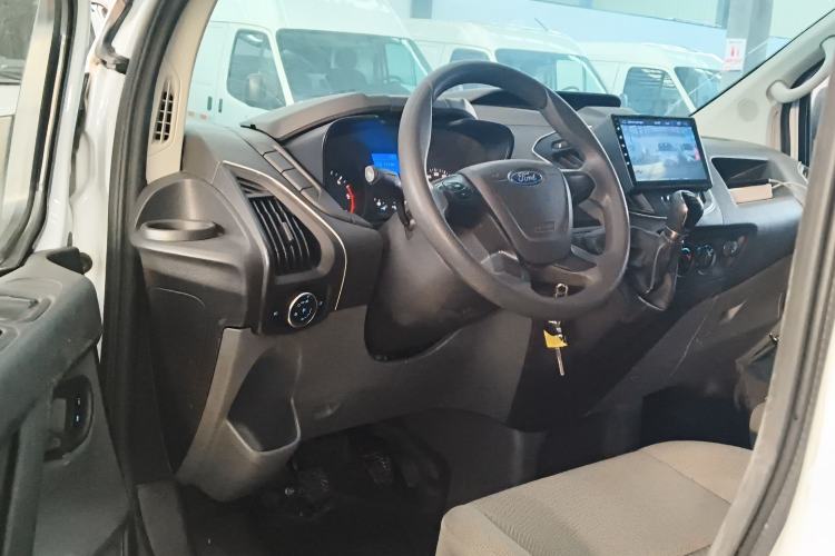 Used Ford Transit 2020 2.0T Diesel Multi-Function Commercial Vehicle Mid-Chassis Low-Roof Design with Dual Rear Doors Meeting China VI Emission Standards Driver Seat