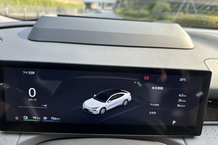 Used Geely Galaxy 8 2025 130km EM-P Starship Edition Instrument Cluster