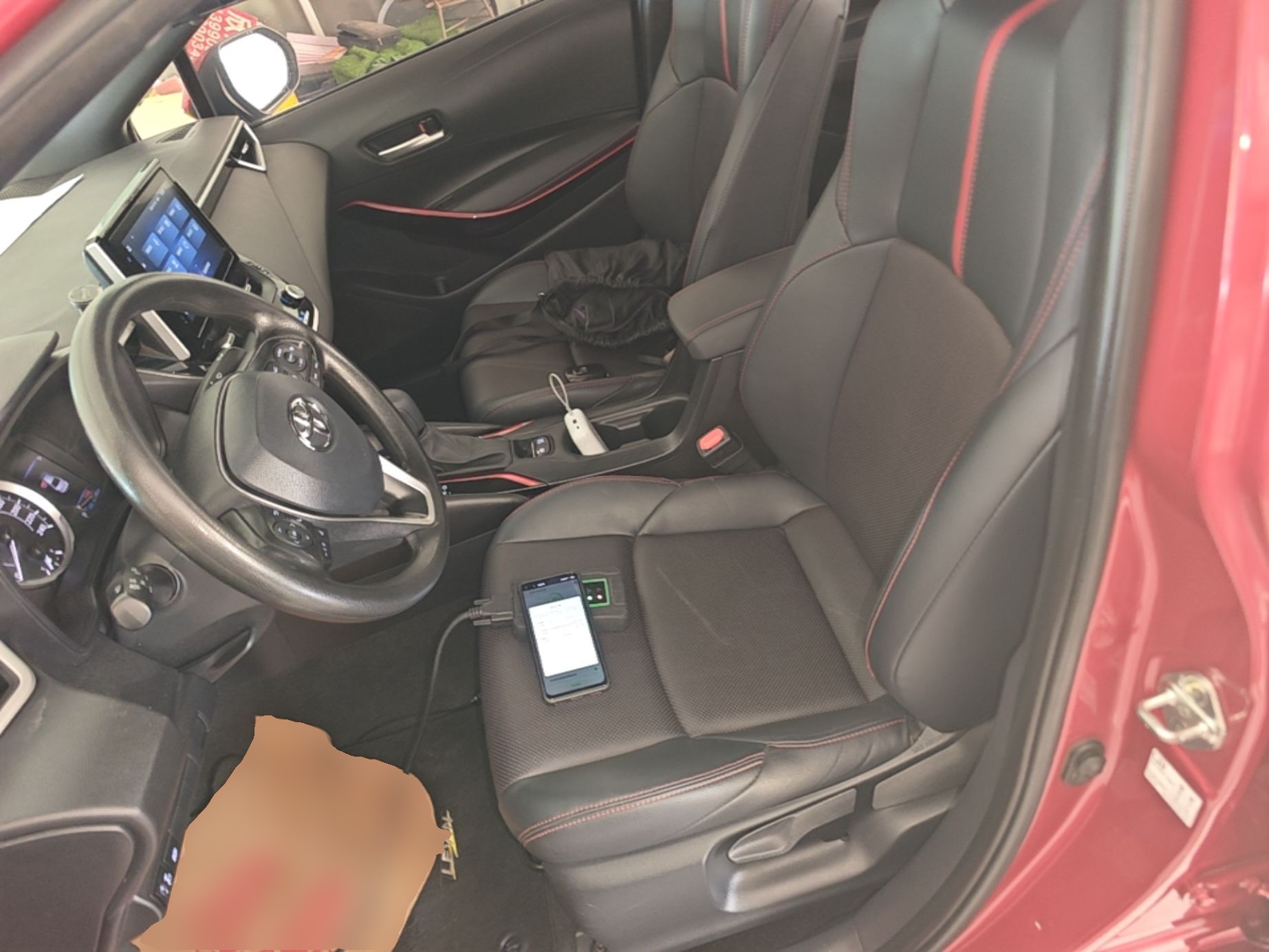 Avant de la voiture