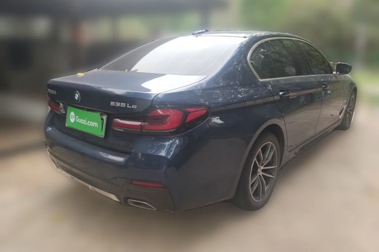 Used BMW 5 Series New Energy 2021 535Le M Sport Package Rear Right 45 Deg