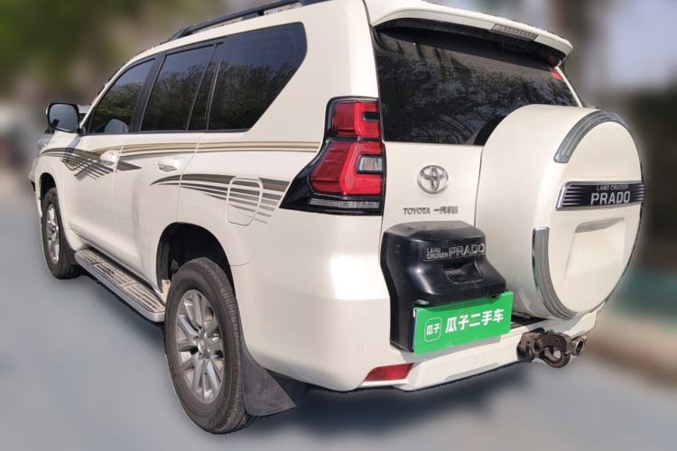 Used Toyota Prado 2018 3.5L Automatic TX-L with Rear-Mounted Spare Tire Rear Left 45 Deg