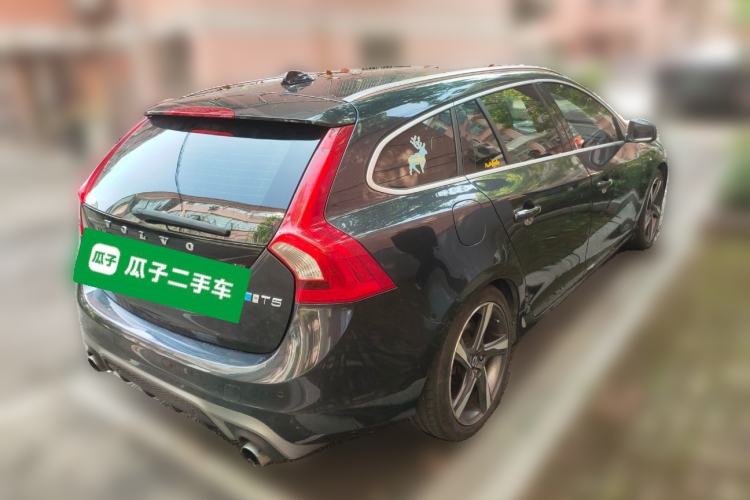 Used Volvo V60 2014 T5 Personalized Sport Edition Rear Right 45 Deg