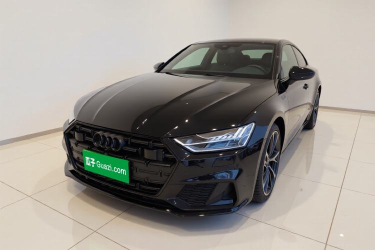 Used Audi A7L 2024 45 TFSI quattro S-line Black Warrior Edition Guazi used car, China used car export, Used car for sale, Used cars, Cheapest cars for sale
