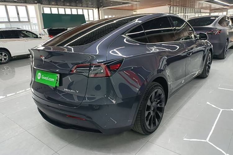 Used Tesla Model Y 2021 Long-Range All-Wheel-Drive Version Rear Right 45 Deg