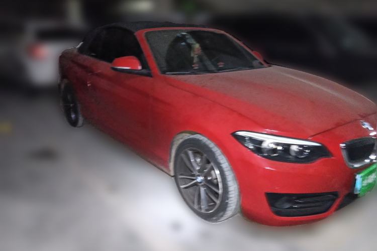 Used BMW 2 Series 2018 220i Convertible Coupe Sports Design Package Front Right 45 Deg