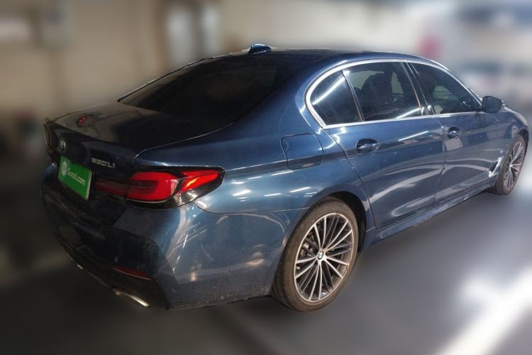 Used BMW 5 Series 2022 Second Facelift 530Li Leading Edition M Sport Package Rear Right 45 Deg