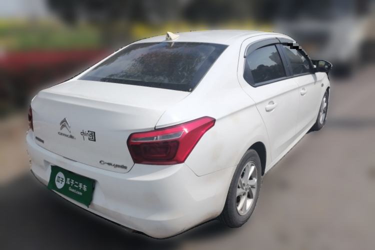 Used Citroen Elysee 2014 1.6L Manual Fashion Model CNG Rear Right 45 Deg