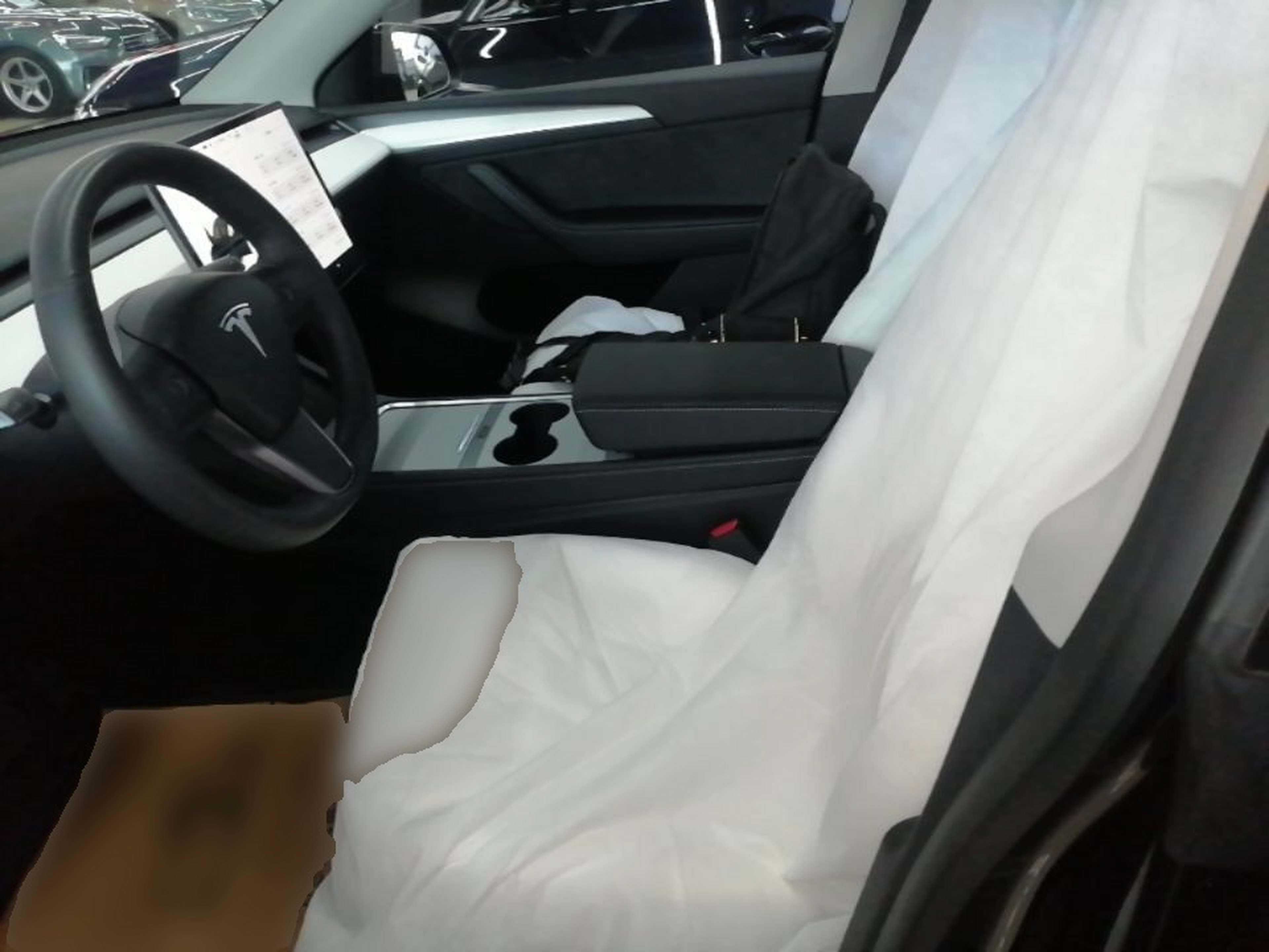 A primeira fila do carro