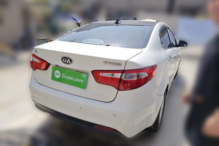 Used Kia K2 2012 Sedan 1.4L MT GLS Commemorative Edition Rear Right 45 Deg