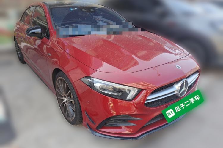 Used Mercedes-Benz A AMG 2020 AMG A 35 L 4MATIC Front Right 45 Deg