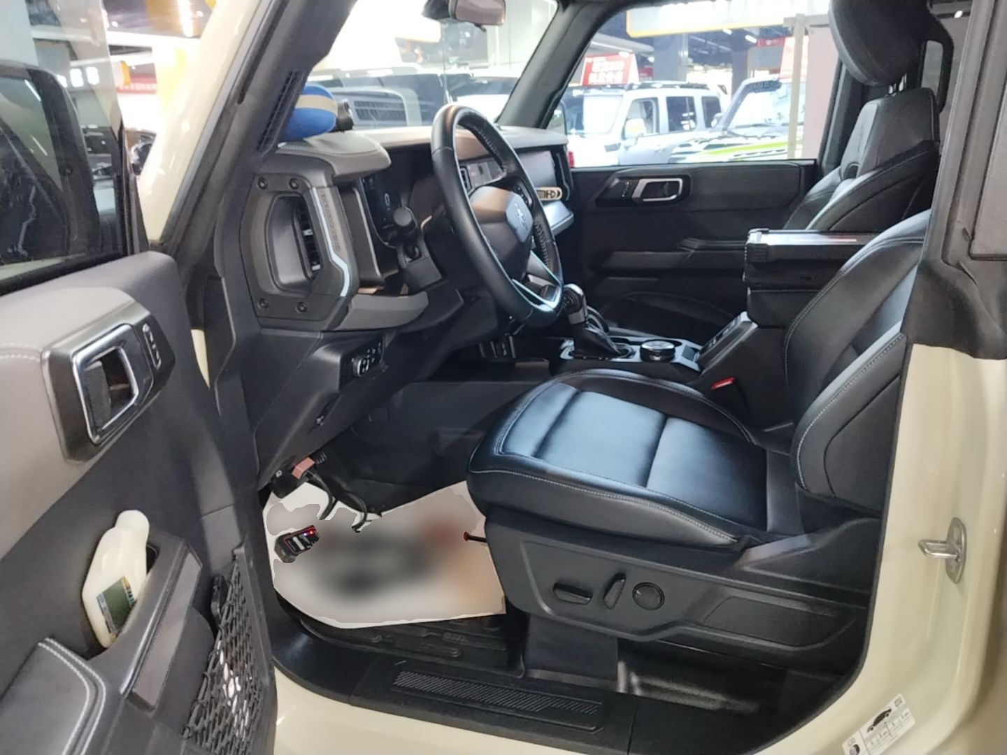 A primeira fila do carro