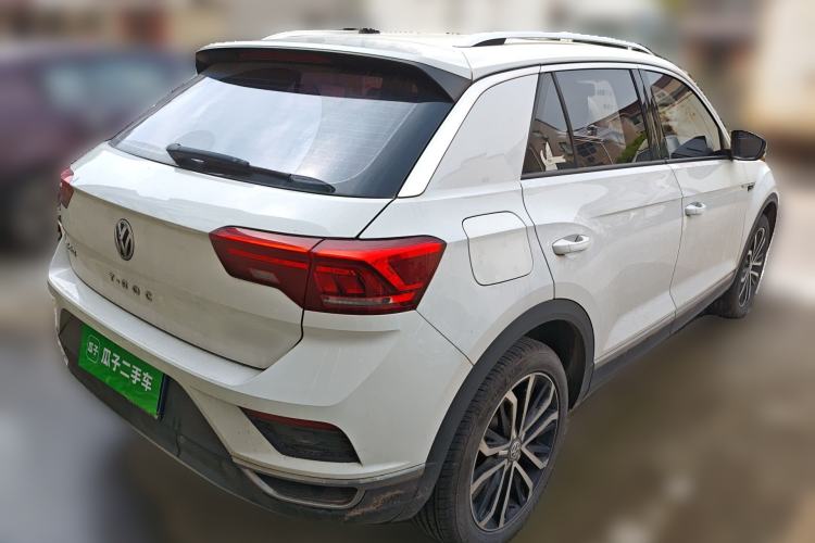 Used Volkswagen T-ROC 2020 280TSI DSG Two-Wheel Drive Comfort Version Rear Right 45 Deg