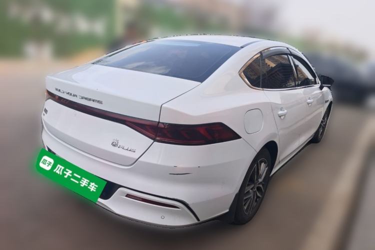 Used BYD Qin PLUS 2021 EV 500KM Premium Model Rear Right 45 Deg