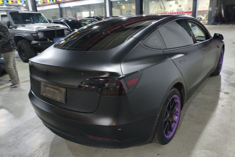 Used Tesla Model 3 2019 Long-Range Rear-Wheel-Drive Version Rear Right 45 Deg