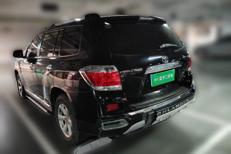 Used Toyota Highlander 2012 2.7L 2WD 5-Seater Elite Edition Rear Left 45 Deg