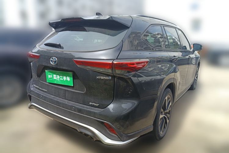 Used Toyota Crown Kluger 2021 2.5L HEV Four-Wheel Drive Luxury Edition Rear Right 45 Deg