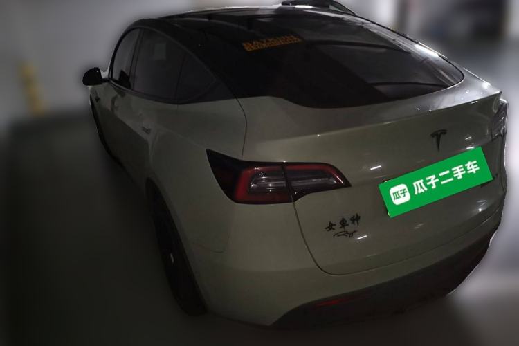 Used Tesla Model Y 2022 Rear-Wheel-Drive Version Rear Left 45 Deg