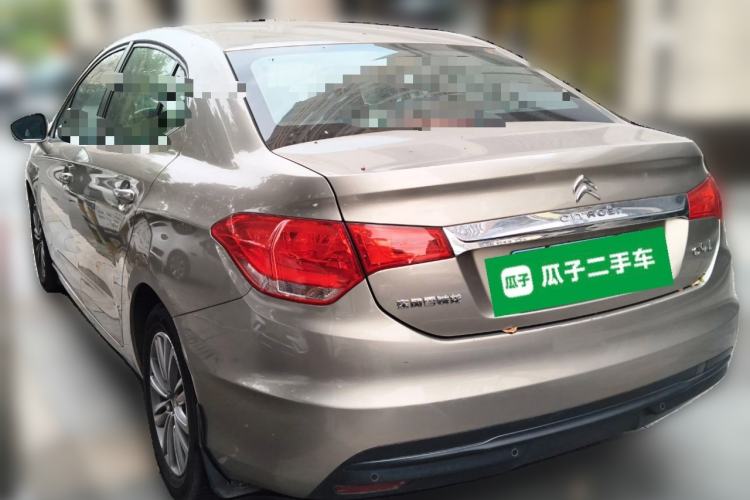 Used Citroen C4L 2013 1.8L Automatic Jingzhi Edition Rear Left 45 Deg