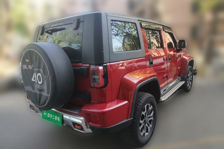 Used BAIC Off-Road BJ40 2019 2.0T Automatic Four-Wheel Drive Urban Hunter Edition Flagship Model China V Emission Standard Rear Right 45 Deg