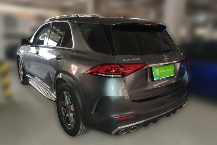 Used Mercedes-Benz GLE 2021 GLE 450 4MATIC Stylish Model Rear Left 45 Deg