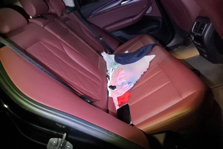 Used BMW X3 2022 xDrive30i Luxury Model M Night Sky Package Left Rear Seat