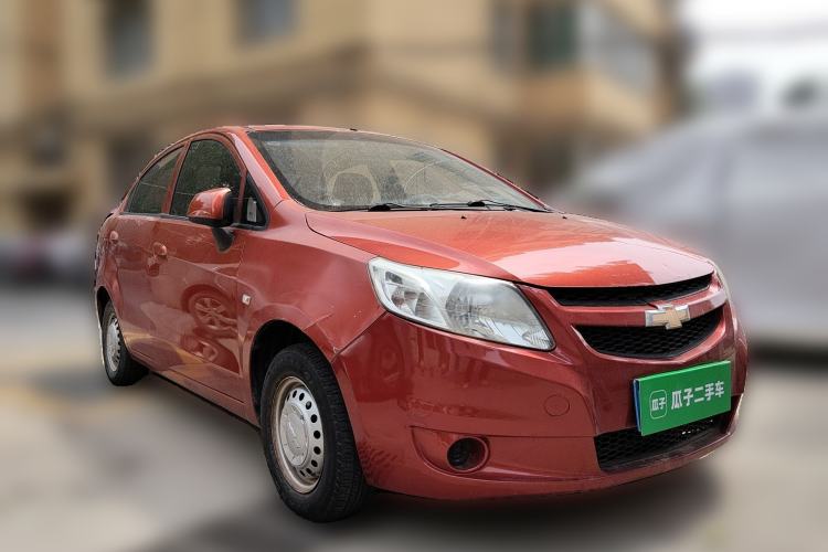 Used Chevrolet Sail 2010 Sedan 1.2L Manual Warm Edition Front Right 45 Deg