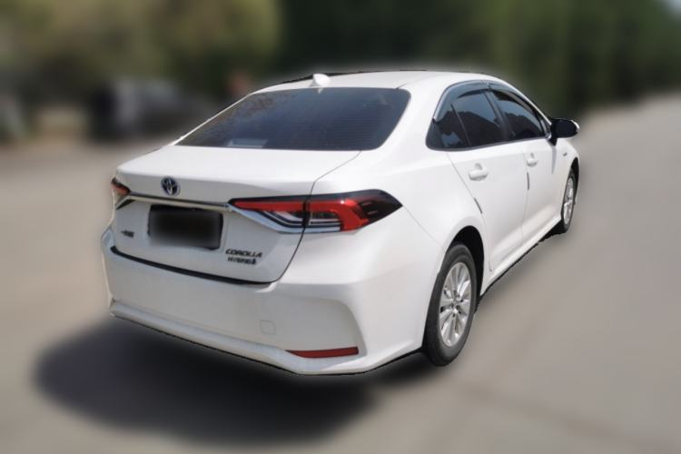 Used Toyota Corolla 2021 Dual-Engine 1.8L E-CVT Pioneer Edition Rear Right 45 Deg