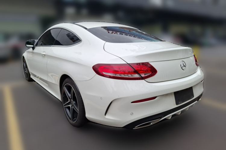 Used Mercedes-Benz C-Class 2018 C 200 Coupe Rear Left 45 Deg