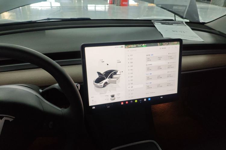 Used Tesla Model 3 2022 Performance High-Performance All-Wheel-Drive Version Center Console