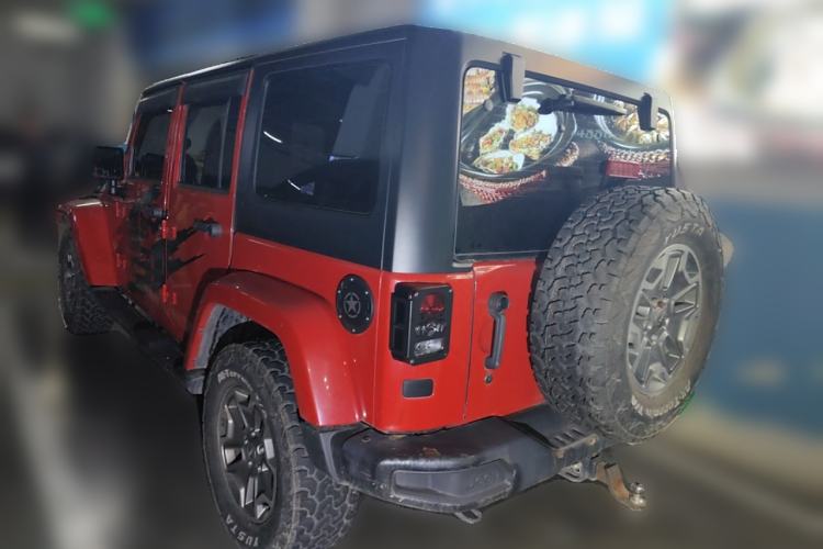 Used Jeep Wrangler 2014 3.0L Sahara Four-Door Edition Rear Left 45 Deg