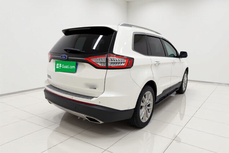 Used Ford Edge 2016 EcoBoost 245 Four-Wheel Drive Titanium 7-Seater Rear Right 45 Deg
