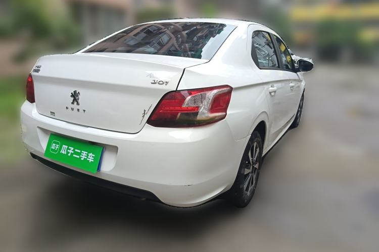 Used Peugeot 301 2014 1.6L Automatic Comfort Edition Rear Right 45 Deg