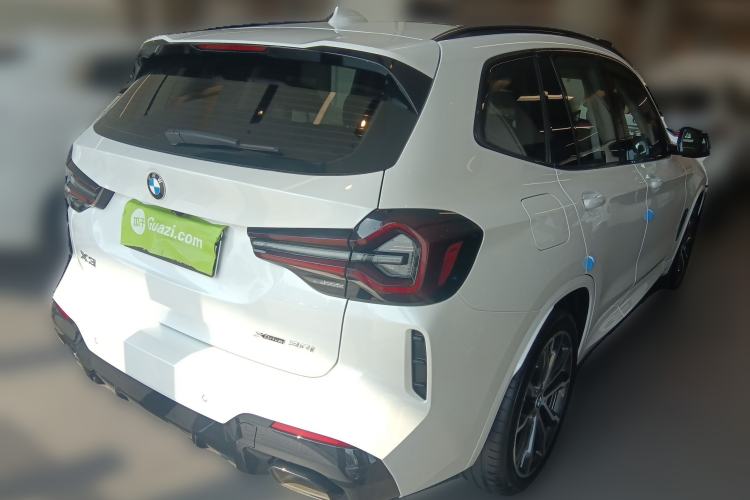 Used BMW X3 2022 xDrive30i Luxury Model M Night Sky Package Rear Right 45 Deg