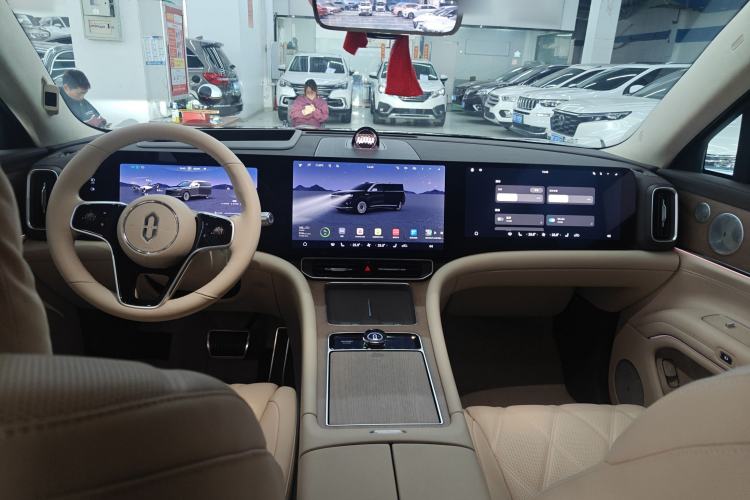 Used Hima AITO M9 2025 Pure Electric Ultra Version 100 kWh 6-Seater Model Interior 3