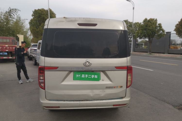 Used CHANGAN KUAYUE Xing V5 EV 2021 Luxury 7-Seater Passenger Van with Lingdian System Rear