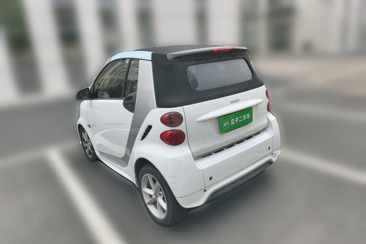 Used smart fortwo 2012 1.0T Convertible Passion Edition Rear Left 45 Deg