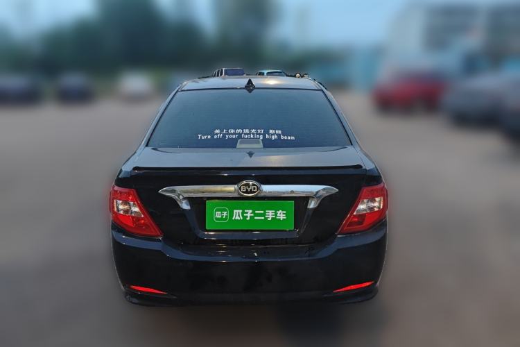 Used BYD F3 2014 1.5L Manual Luxury Model Rear