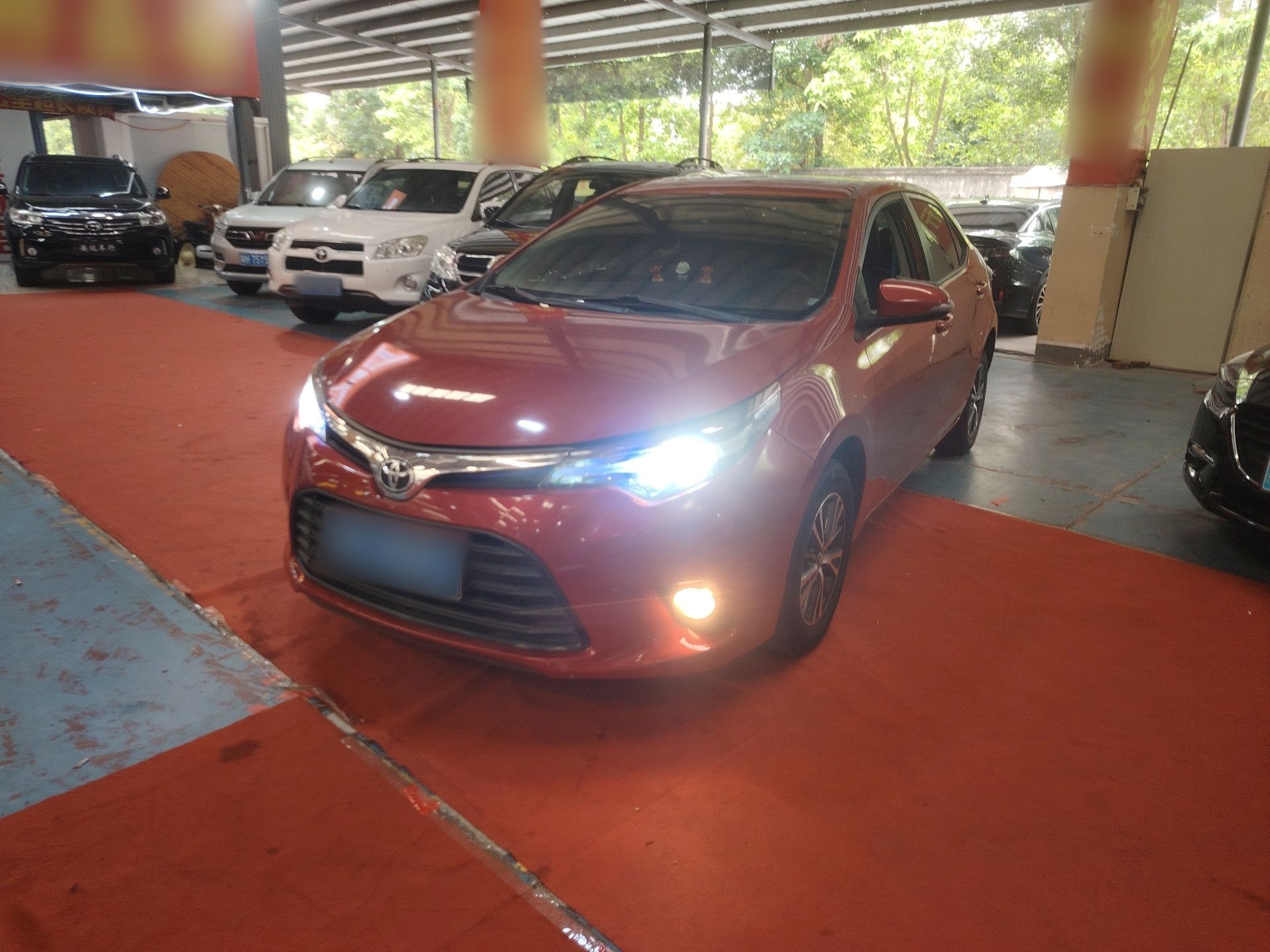 Parte inferior delantera