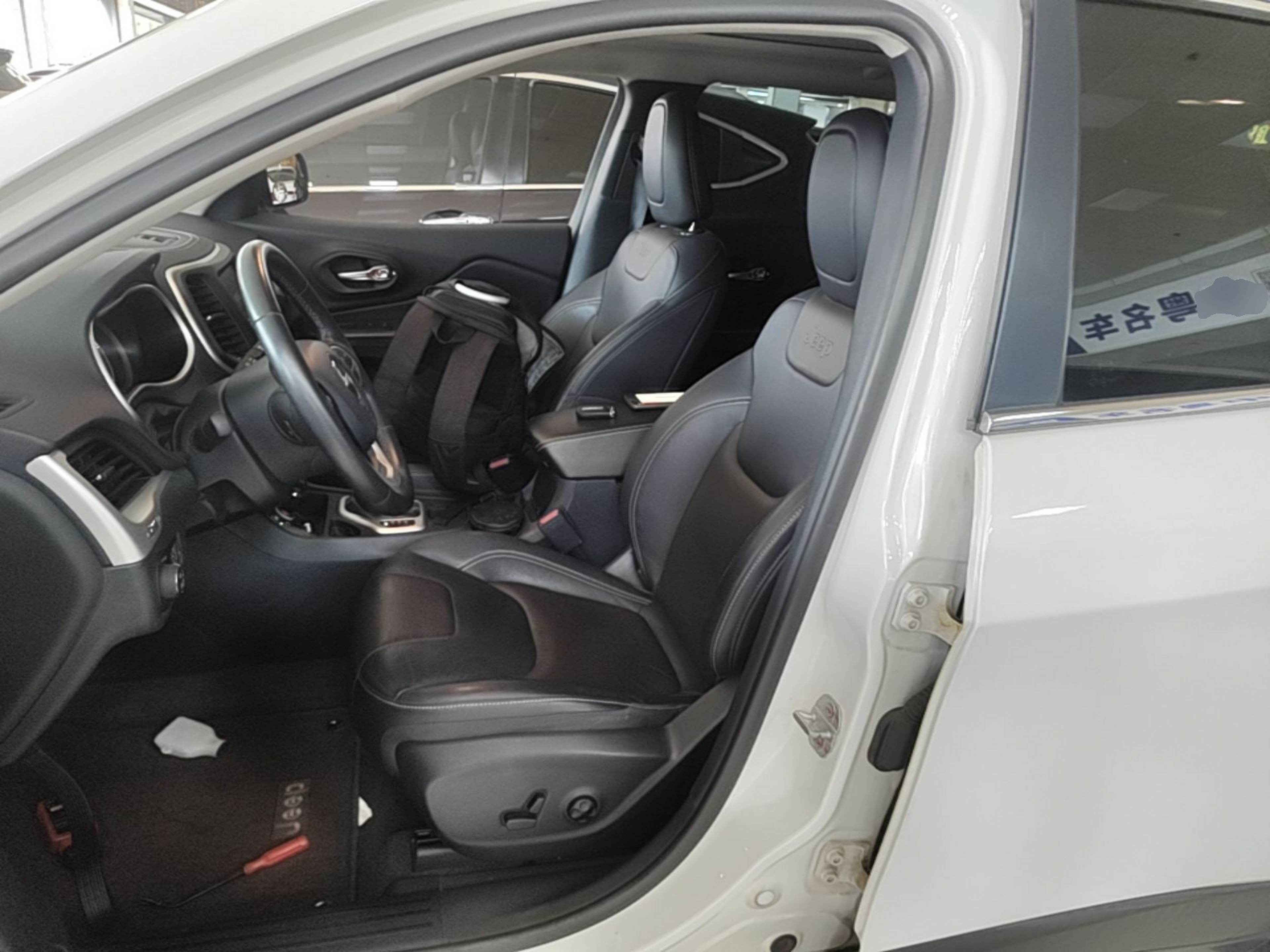 A primeira fila do carro