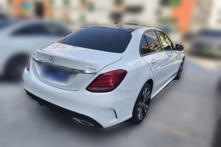 Used Mercedes-Benz C-Class 2016 C 200 Sport Edition 4MATIC Rear Right 45 Deg