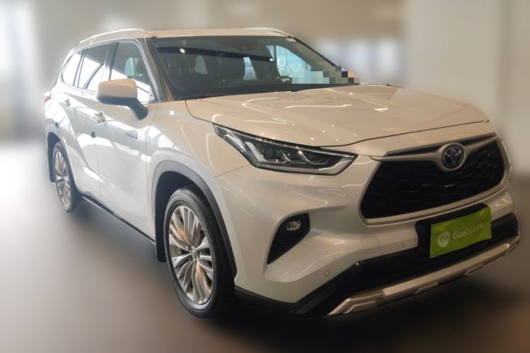 Used Toyota Highlander 2022 Dual-Engine 2.5L Four-Wheel Drive Prestige Version 7 Seats Front Right 45 Deg
