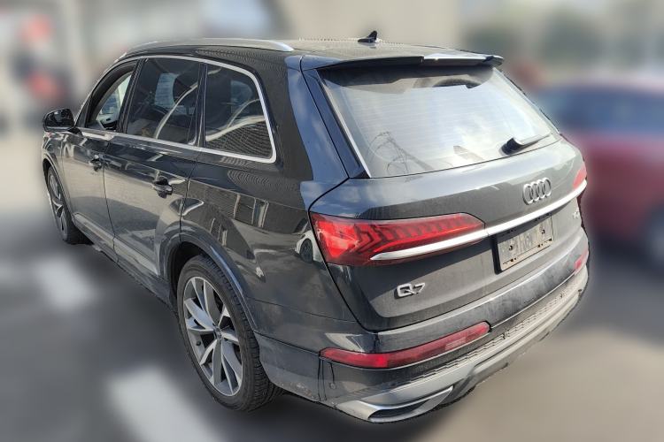 Used Audi Q7 2021 55 TFSI quattro S line Sport model Rear Left 45 Deg