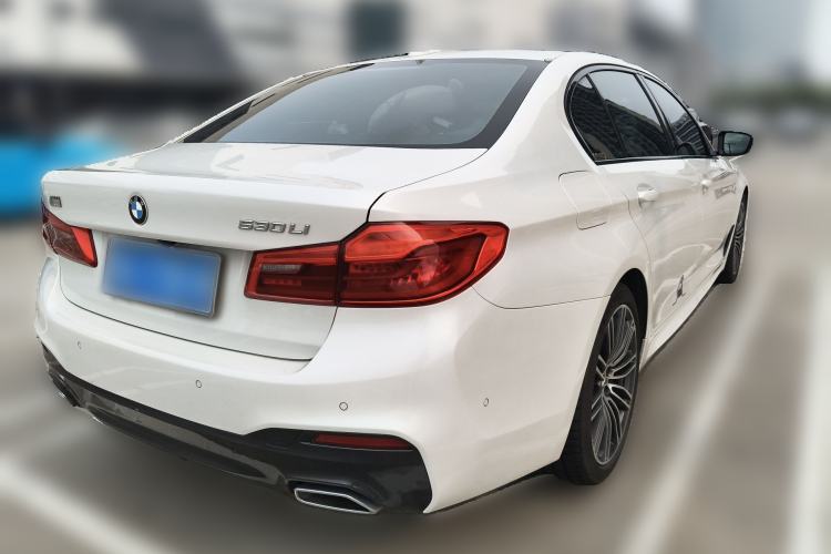 Used BMW 5 Series 2019 530Li Luxury Edition M Sport Package Rear Right 45 Deg