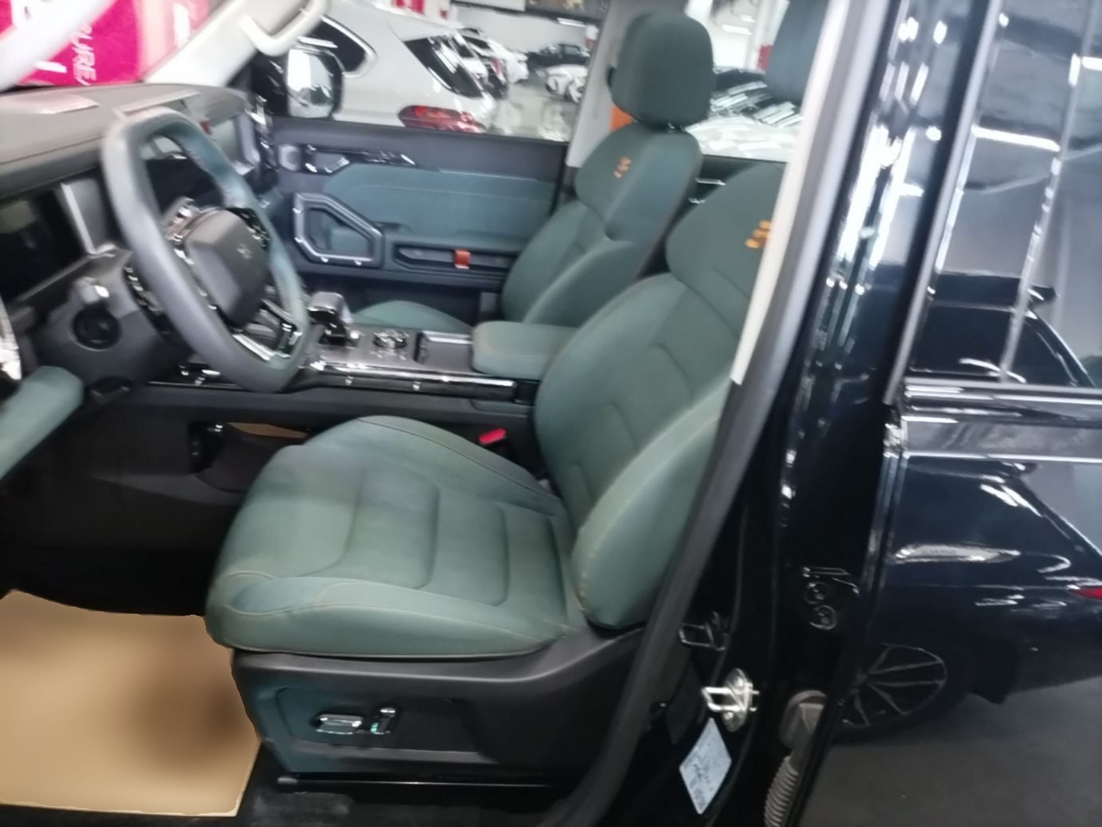 Avant de la voiture